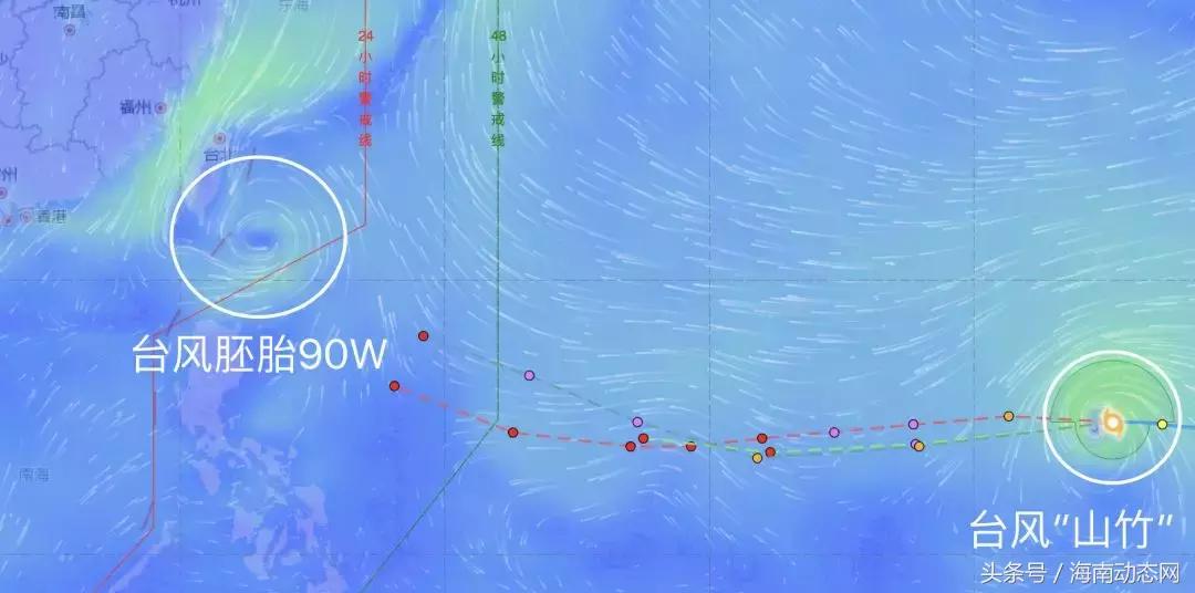 未来十天台风胚胎动态更新，最新消息汇总