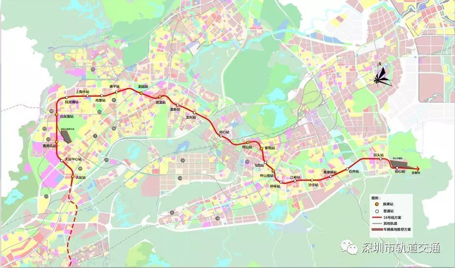 深圳地铁16号线最新线路图揭秘，蓝图绘就，开启未来出行新篇章