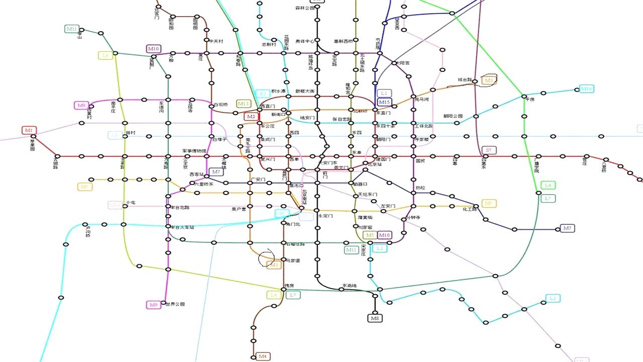 北京地铁线路图最新版，展现现代化都市立体脉络的画卷