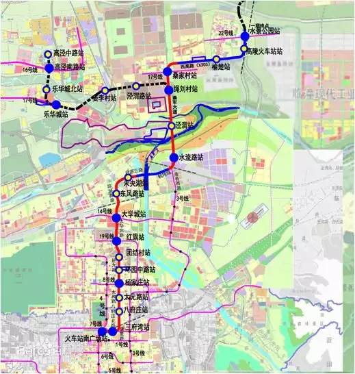 西安地铁14号线，驶向自然美景的宁静之旅最新线路图曝光