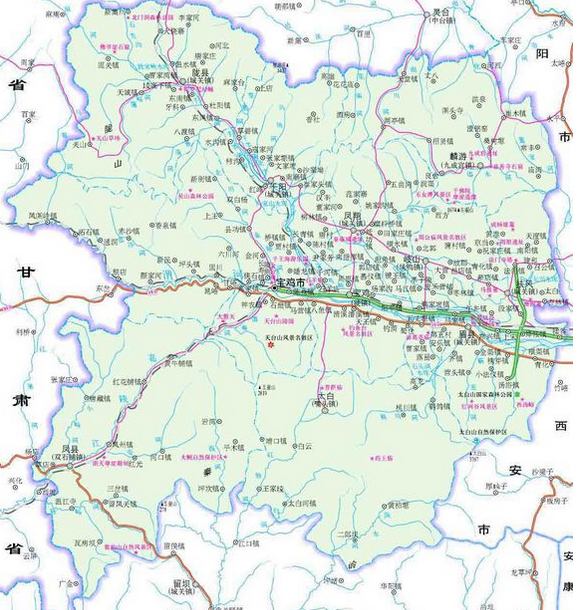 宝鸡市区最新地图，探索城市脉络与变迁的旅程